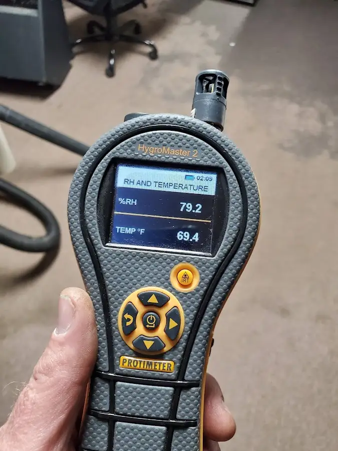 Moisture meter humidity assessment for Mold Remediation & Removal in Cornelia