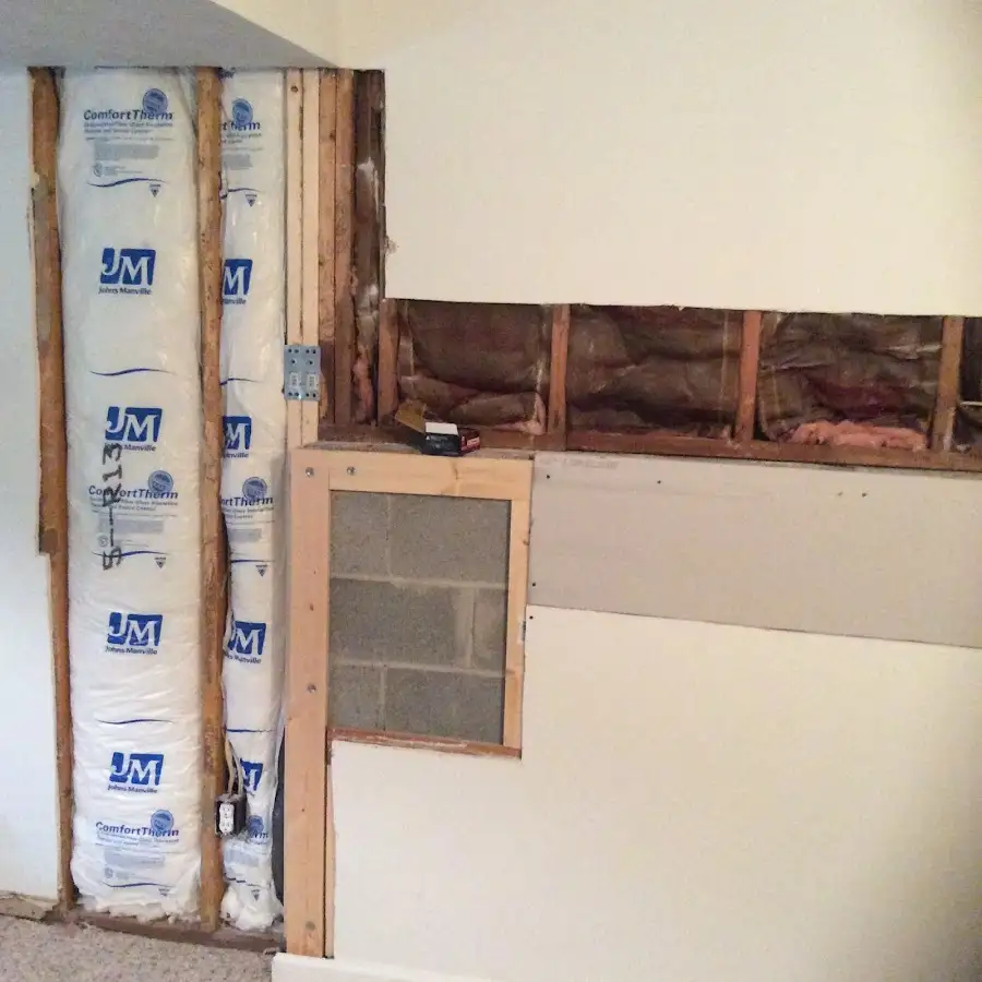 Wall insulation replacement during Contents Cleaning & Restoration in Cornelia